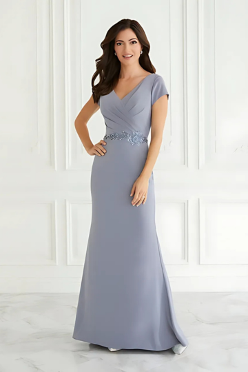 indoor photo of woman wearing christina wu designer dress