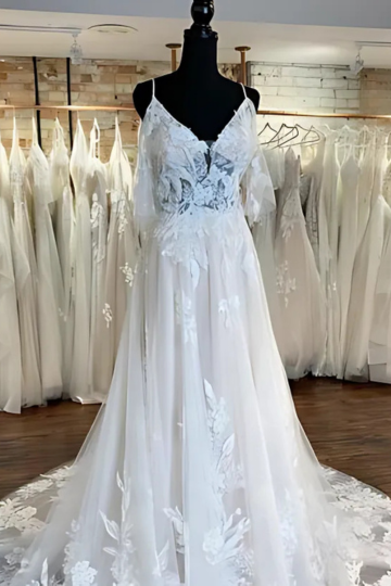 white jp private line designer wedding dress
