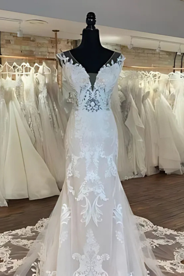 white jp private line designer wedding dress